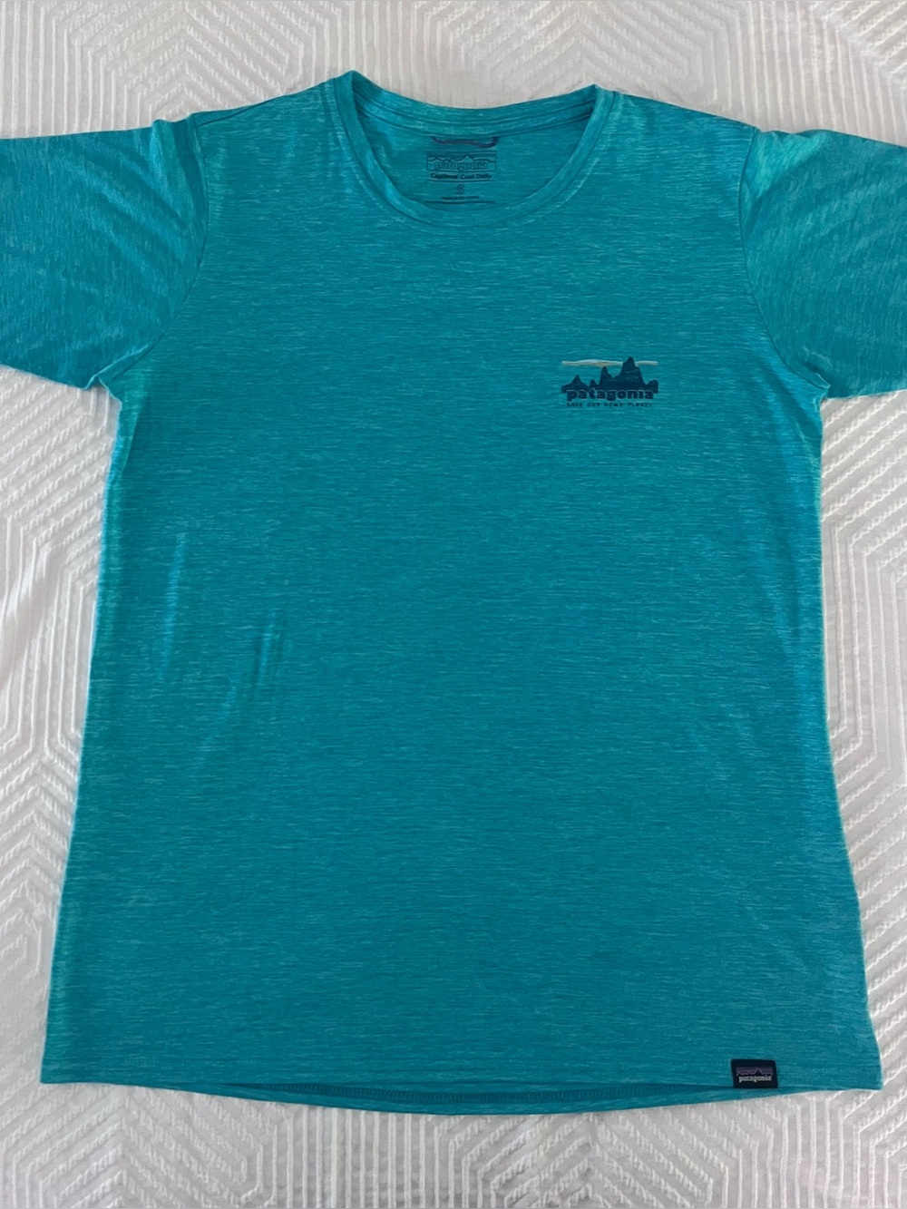Patagonia Teal Heather Women's Short-Sleeve Crew Tee